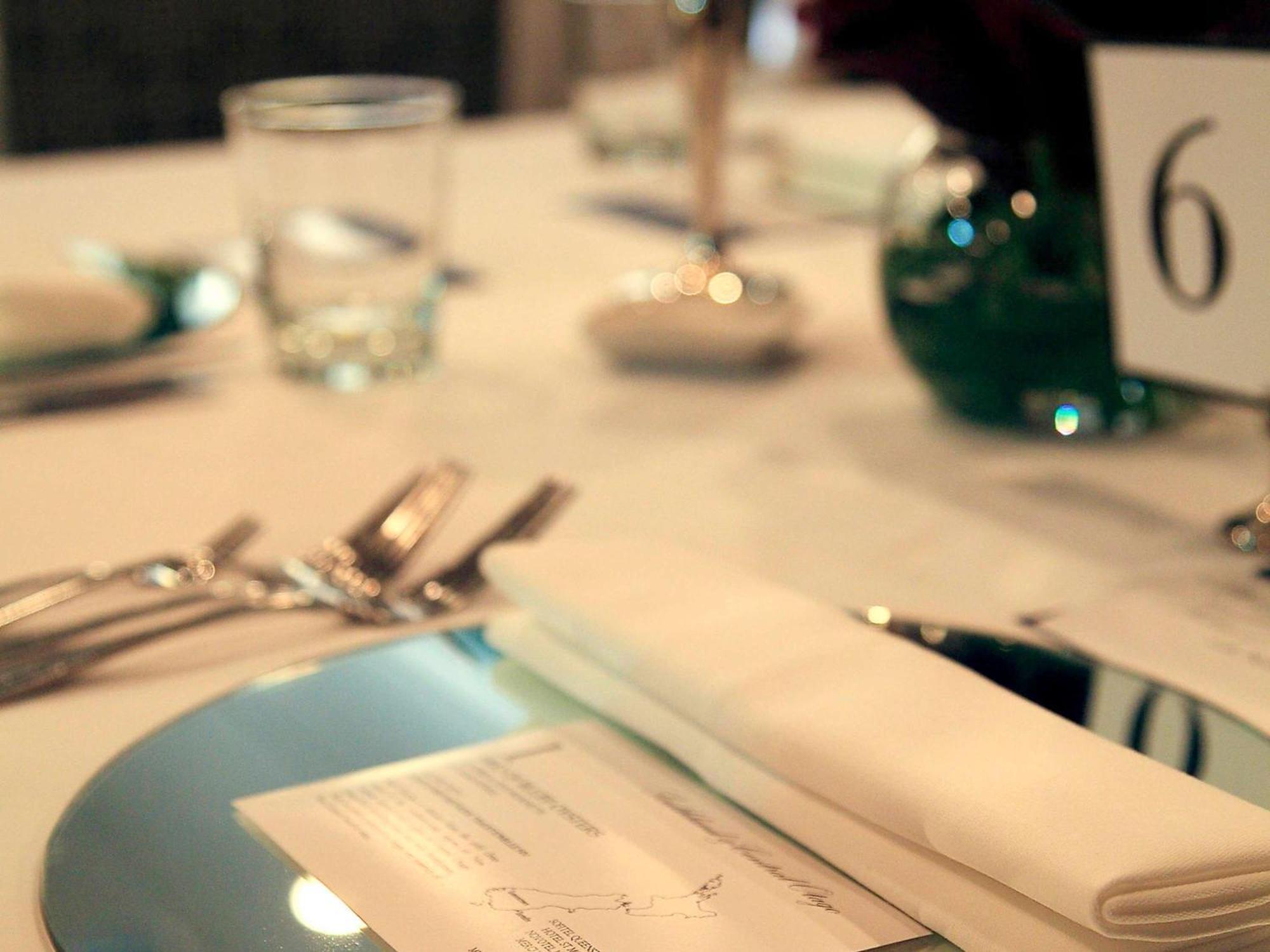 Hotel St Moritz Queenstown - Mgallery By Sofitel Esterno foto A place setting at a formal dinner